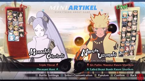Membuka Karakter Naruto Shippuden Ultimate Ninja Storm