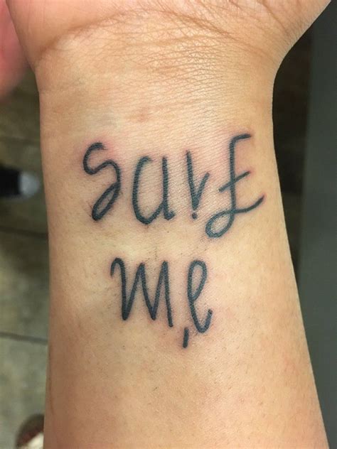 Im Fine Save Me Tattoo Pariskesil