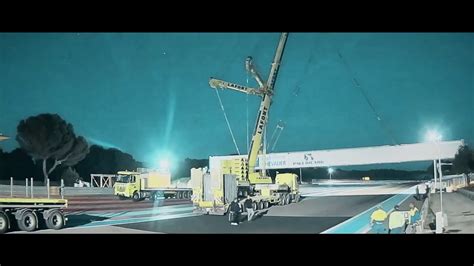 The circuit opened in 1970, named after paul ricard, a french industralist and drinks magnate who financed the racetrack. Circuit Paul Ricard - Pose Nouvelle Passerelle - YouTube