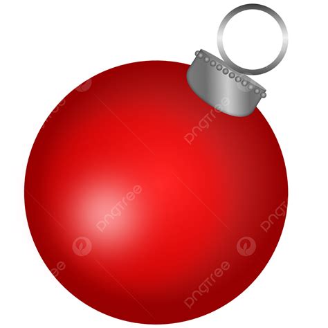 Decoração De Bola De Natal Vermelha Png Vermelho Natal Bola Imagem