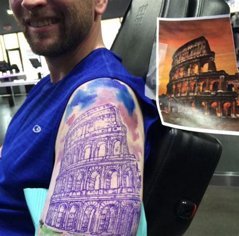 Greek Coliseum Tattoos