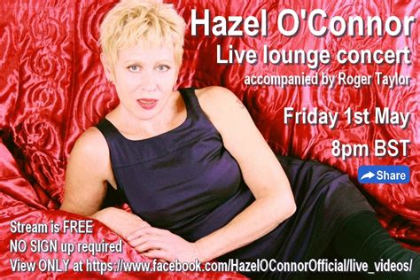 Hazel O Connor Official News