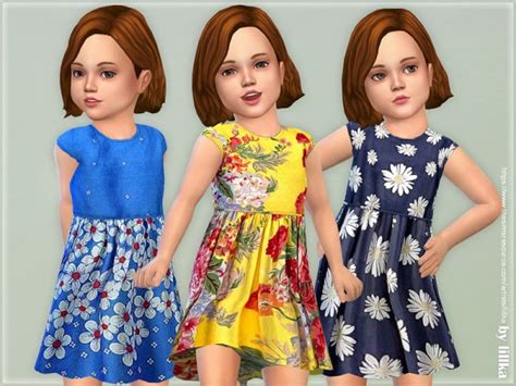 The Sims Resource Toddler Dresses Collection P124 By Lillka • Sims 4