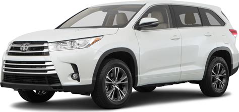 2019 Toyota Highlander Values And Cars For Sale Kelley Blue Book