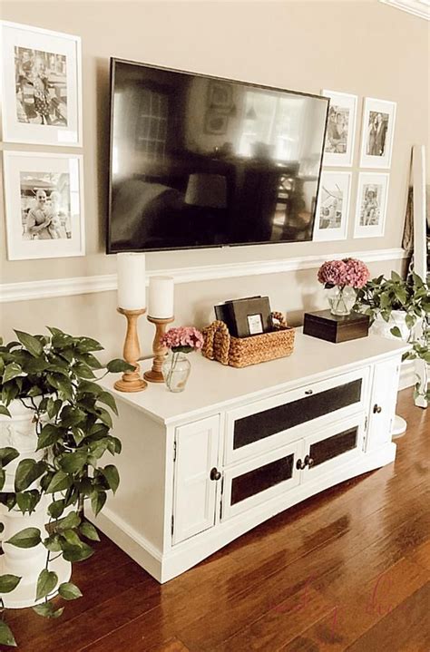 Learn How To Decorate Around A Tv In Four Easy Steps Including Creating