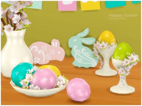 Sims 4 Ccs The Best Happy Easter By Severinka