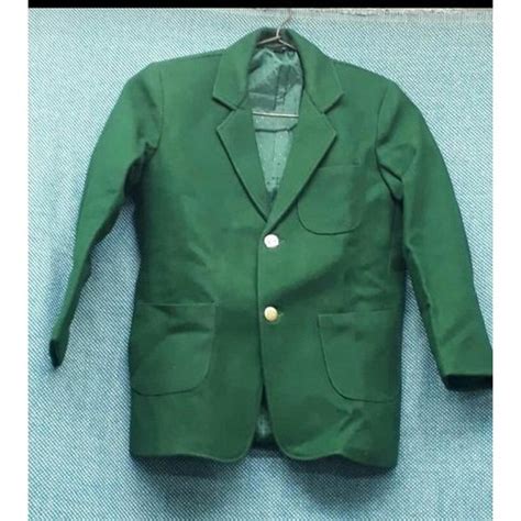 Boys Cotton Plain Green School Blazer Rs 17 Inch Soni Enterprises