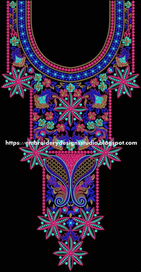 Embroidery Library Neckline Free Download Embroidery Designs Studio