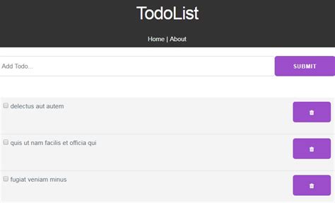 Some of them are more interesting than others. A To-Do List App built using React.js