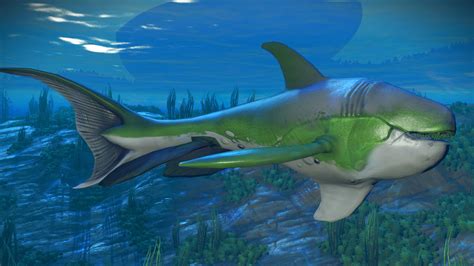 One of the best sea creatures iv discovered in a while,i love the colour :) : NoMansSkyTheGame