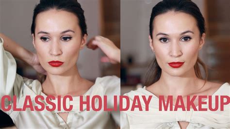 Classic Holiday Makeup Tutorial Youtube