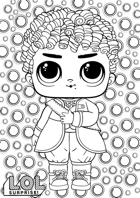 Lol Surprise Lol Boy Coloring Pages In 2020 Cute Coloring Pages