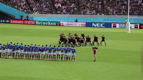 Here you get most updated icc world cup 2019 schedule , time table, fixture, ranking, live winner prediction and detailed analysis and information. Rugby World cup 2019 Newzealand vs Namibia haka - YouTube