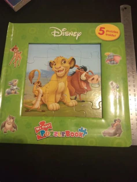 Disney My First Puzzle Book Lion King Dalmatians Bambi Dumbo Jungle Book Picclick Uk