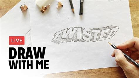 Twisted Letters How To Draw With Stefan Youtube