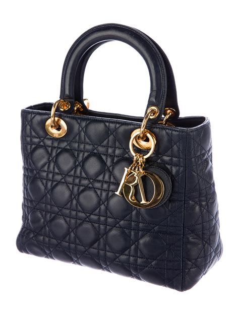Christian Dior Medium Lady Dior Bag Handbags Chr56725 The Realreal