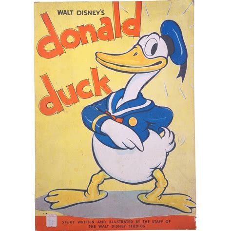 Walt Disneys Donald Duck 1st Appearance 1935 Whitman 978 Book From