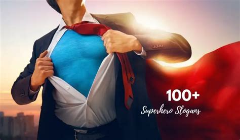top 100 catchy superhero slogans with taglines 2023