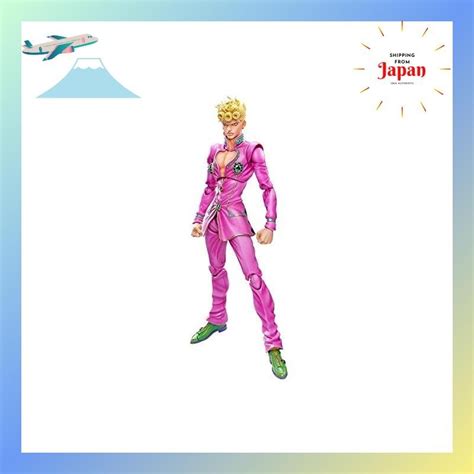 Super Action Statue Jojos Bizarre Adventure Part 5 Giorno Giovanna Approximately 160mm Pvc