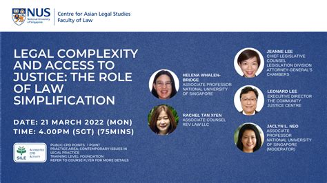 Cals Seminar Legal Complexity And Access To Justice The Role Of