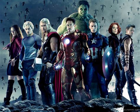 Free Download The Avengers Age Of Ultron Team Hd Wallpaper Ihd