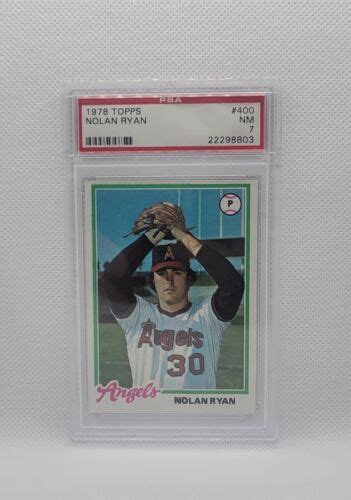 1978 Topps 400 Nolan Ryan Angels HOF PSA 7 NM EBay