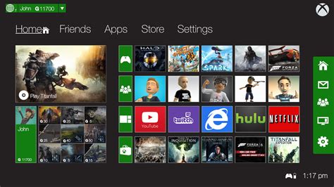 New Xbox One Home Screen Concept Xboxone