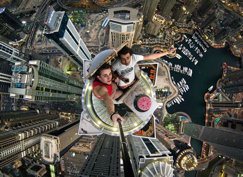 Selfie After Climbing 1350ft Dubai Tower Updated