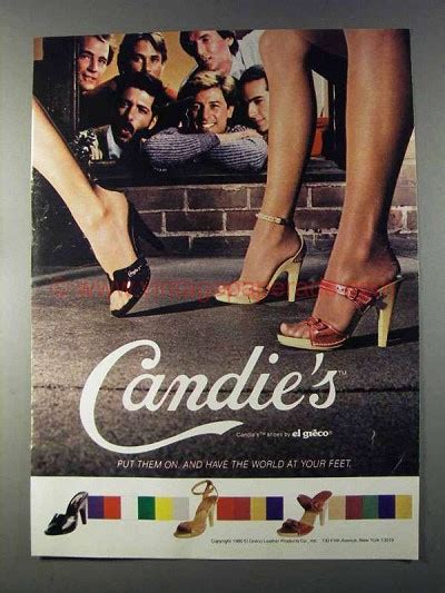 1980 El Greco Candies Shoes Ad Have The World