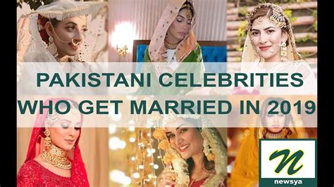 Pakistani Celebrities Who Get Married In 2019 Youtube