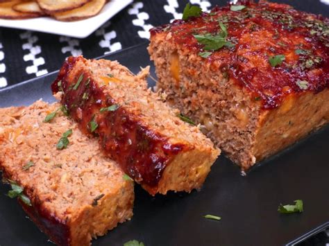 My husband loves meatloaf i've been trying to. Cheesy BBQ Turkey Meatloaf