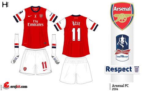 Kit Design By Eroj 2014 15 Arsenal Home Away Third E Gk