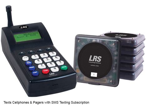 Long Range Systems Guest Paging Kits Restaurant Pagers