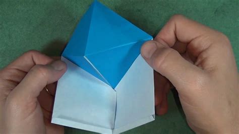 Origami Pop Up Pyramid Greeting Card By Jeremy Shafer Youtube