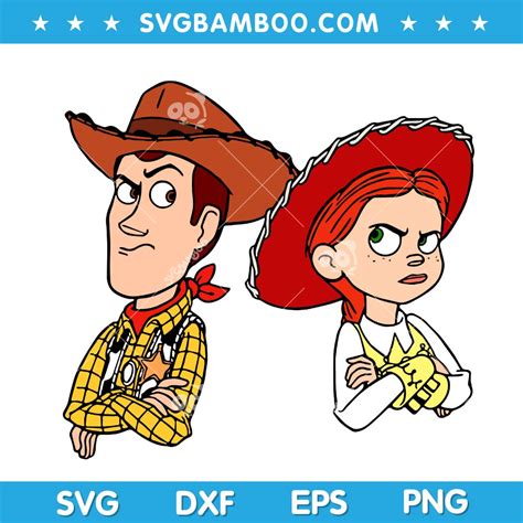 Woody And Jessie Svg Toy Story Friends Svg Disney Toy