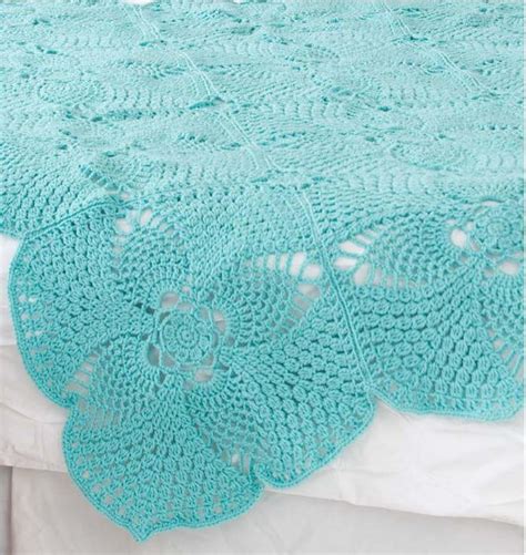 Tropical Pineapple Squares Crochet Blanket