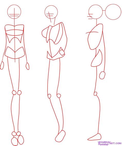 How To Draw Anime Body For Beginners Step By Step Lohawen