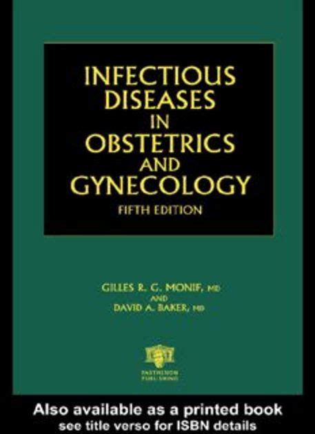 Infectious Diseases In Obstetrics And Gynecology Fifth Pdf
