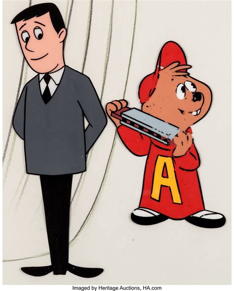 The Alvin Show Alvin And Dave Production Cel Setup Format Lot 95490