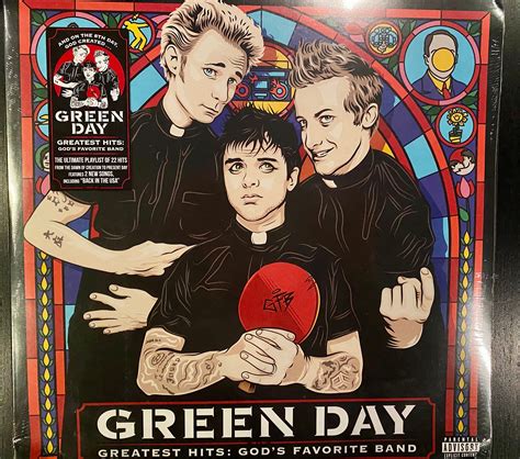 Green Day Greatest Hits Gods Favorite Band Vinyl Etsy