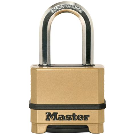 Master Lock Excell Combination Padlock Gold 50mm Saunderson Security