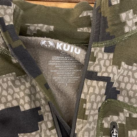 Kuiu Merino Wool Large 14 Zip Base Layer Top Nuyarn Hunting Shirt Ebay