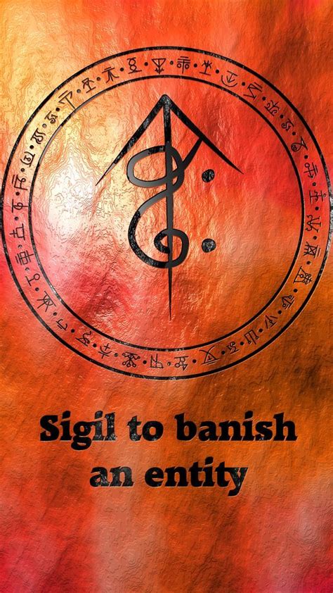 Sigil To Banish An Entity Sigil Magic Magick Symbols Wiccan Spell Book