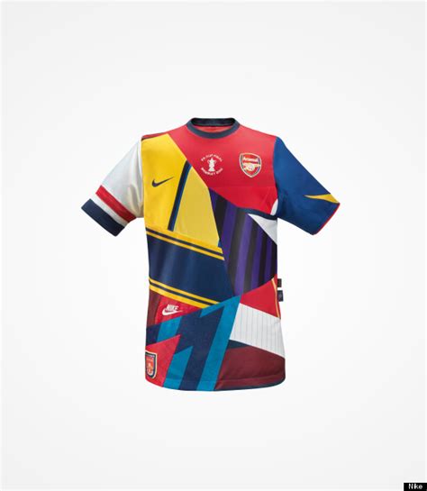 Arsenal And Nikes 20 Year Mashup Shirt Revealed Picture Huffpost Uk