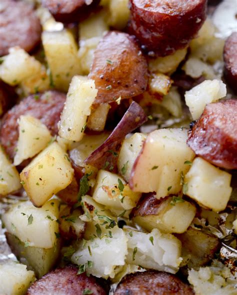 Oven Roasted Smoked Sausage And Potatoes Recipe Diaries