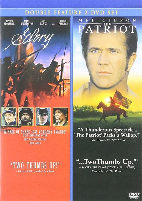 Glory Patriot Double Feature Dvd Br Dvd E Blu Ray