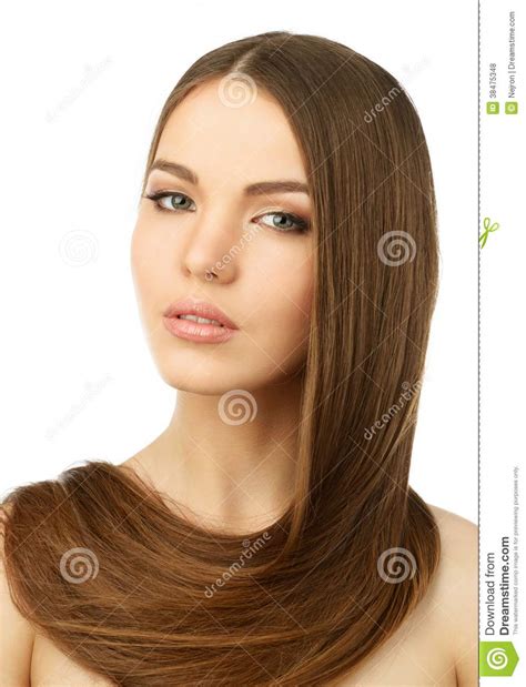 Girl With Long Hair Stock Photo Image Of Model Horizontal 38475348