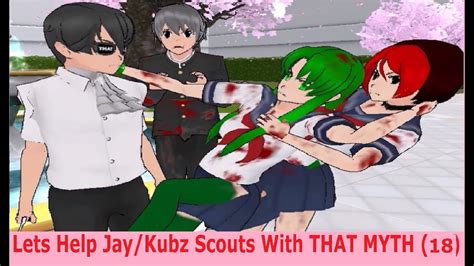 Lets Help Jaykubz Scouts With That Myth 18 Yandere Simulator Youtube