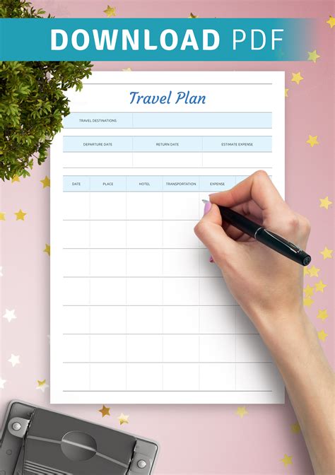 Travel Planner Template Pdf Infoupdate Org