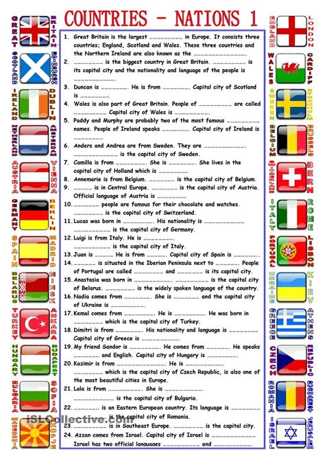 Maybe you would like to learn more about one of these? COUNTRIES - 1 | English teaching materials, English ...